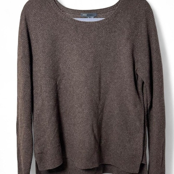 Vince Yak‎ Wool Waffle Knit Sweater Small Quiet Luxury Old Money Minimalist - Picture 2 of 7
